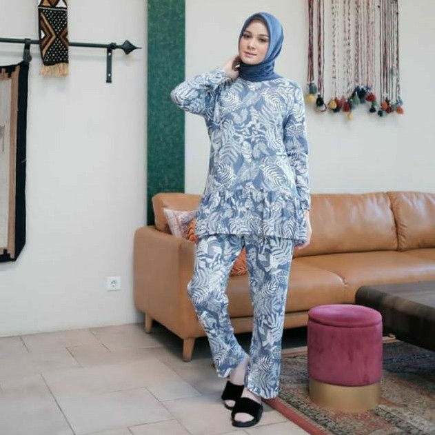 Crincle One Set / Setelan Katun Rayon