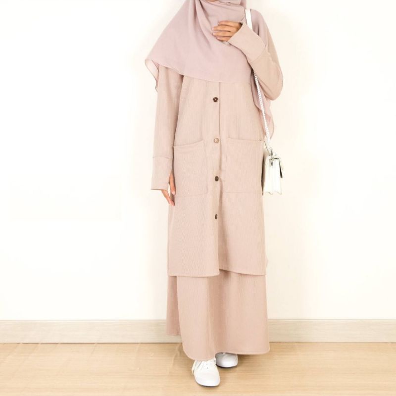 ONE SET MANGO KNIT | CASUAL SYAR'I