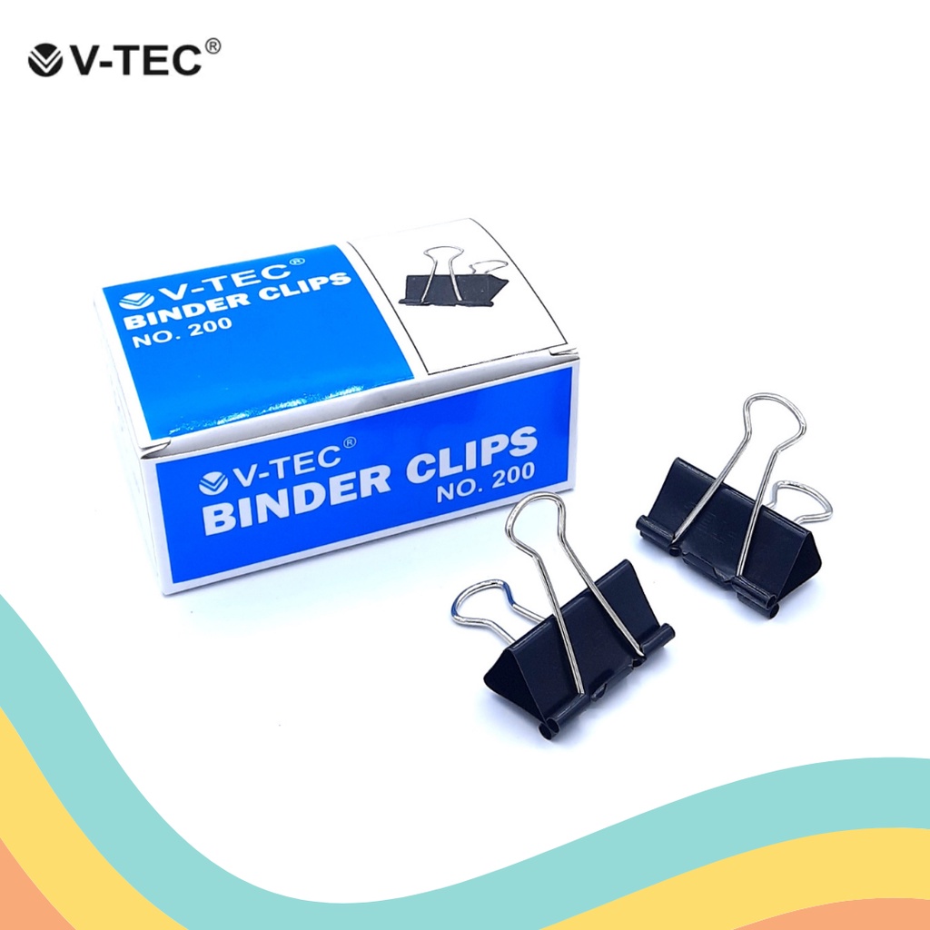 BINDER CLIP V-TEC 200 (1 BOX)