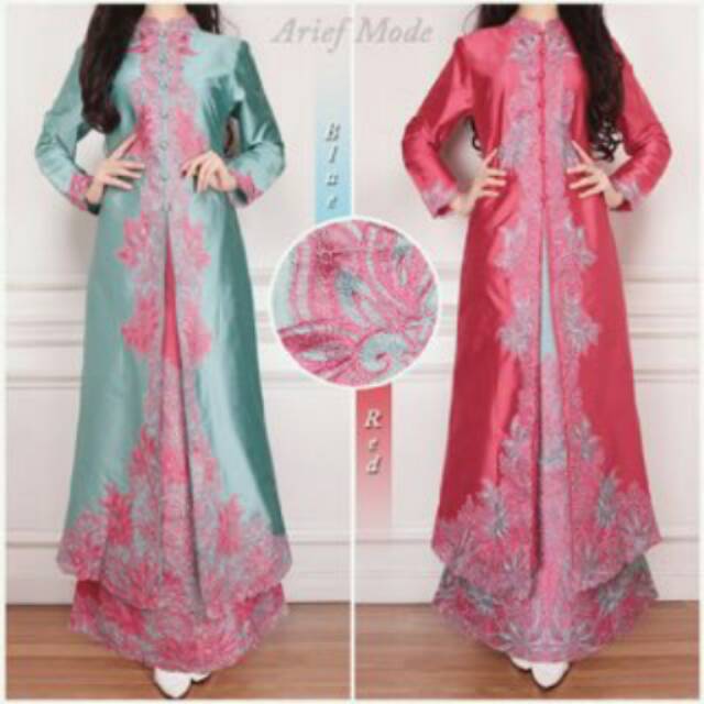 Setelan abaya panjang