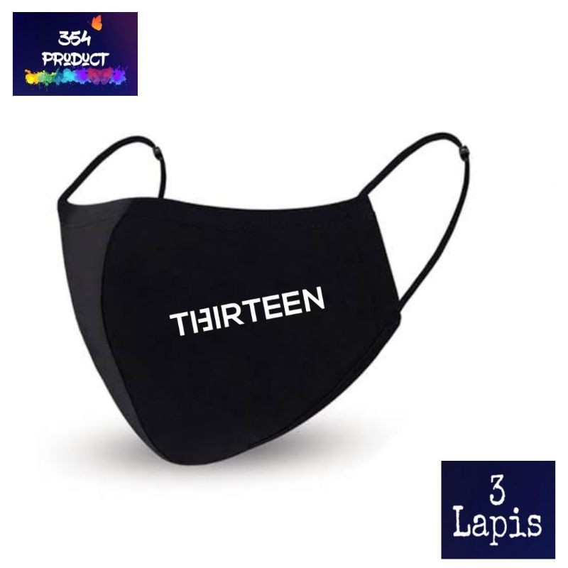 Masker Kain 3 Lapis - Thirteen