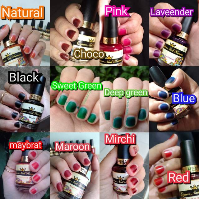 Kutek halal Queen nail hena