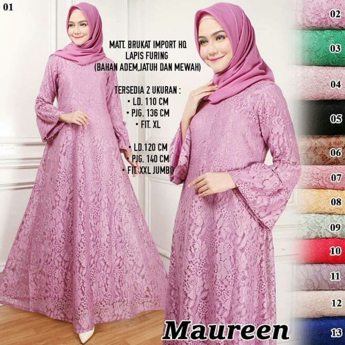 PREMIUM GAMIS BROKAT JUMBO