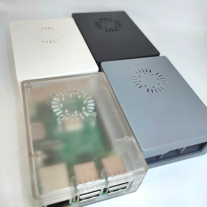 ABS Case Enclosure Chasing for Raspberry Pi 3B 3B+ Support Fan Kipas