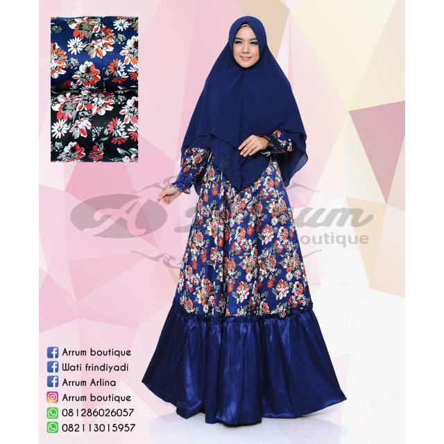 Gamis set Maksmara rempel