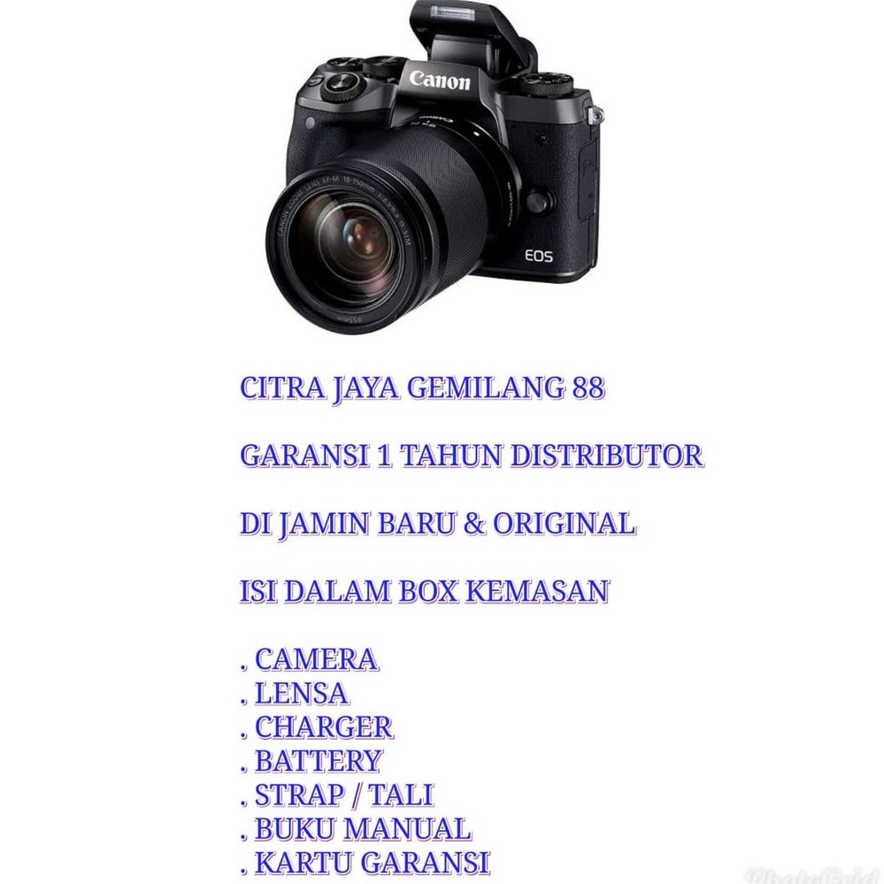 CANON EOS M5 KIT 18-150MM BLACK