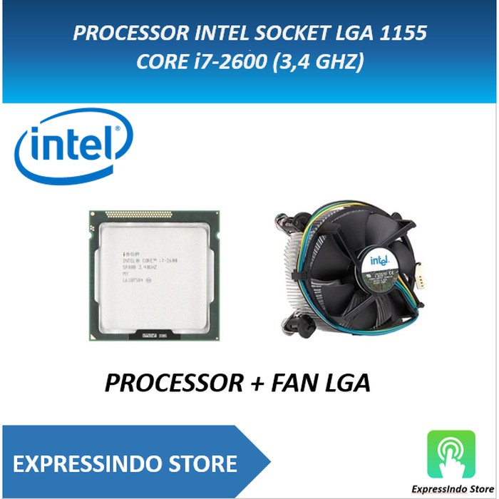 PROCESSOR INTEL SOCKET LGA 1155 CORE i7-2600 (3,4 GHZ)