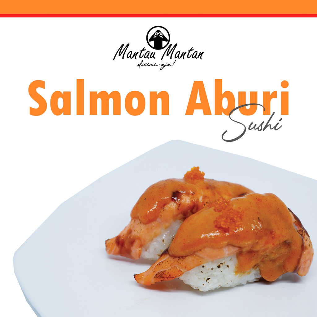 Sushi - Salmon Aburi 2 pcs