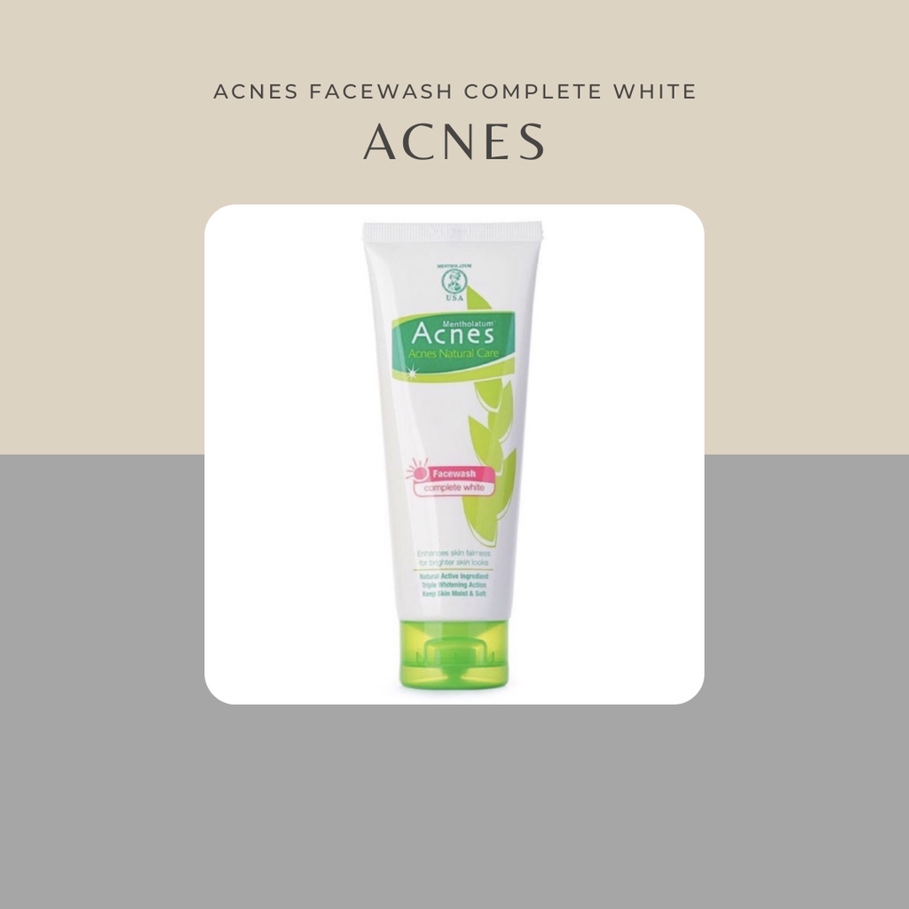 Acnes Facewash Complete White 50gr