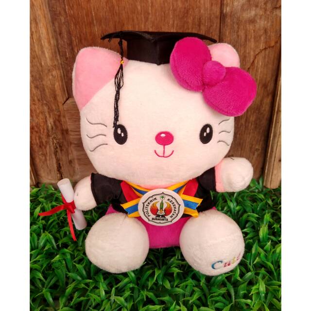 Boneka Wisuda Hellokitty