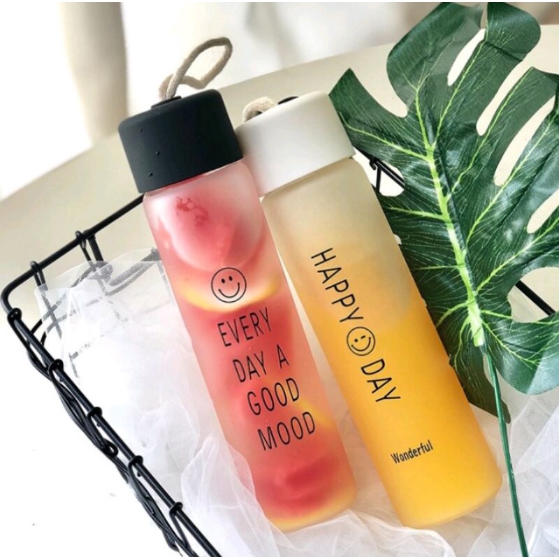 botol kaca bisa dingin / panas 2pcs