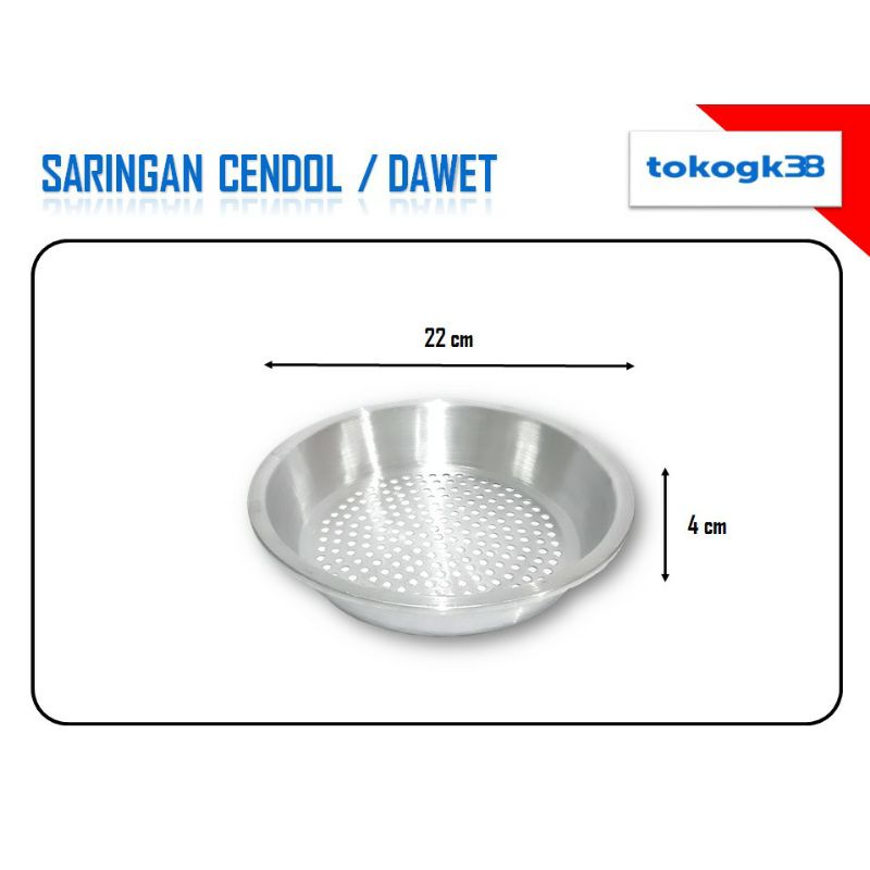 saringan dawet cendol