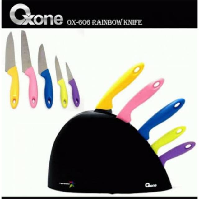 Oxone Rainbow Knife Set OX-606