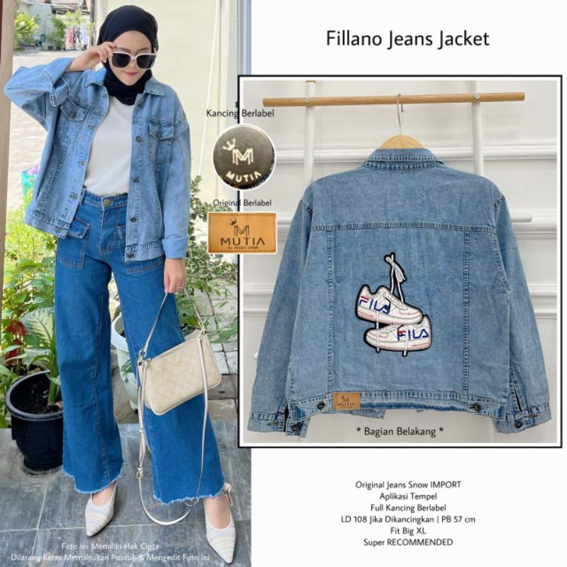 Fillano Jeans Jacket Original by Mutia