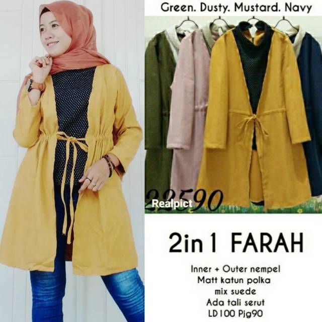 2in1 Farah tunik import