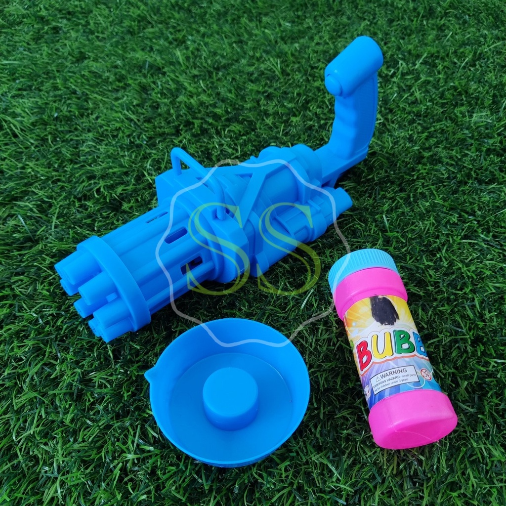Mainan Pistol Tembakan Bubble Gun Machine Gelembung Bubble