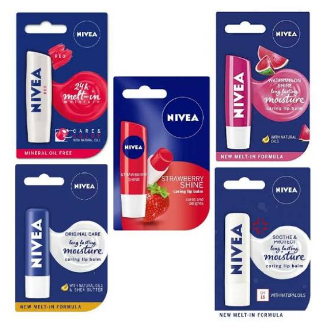 nivea lip care 4.8 gram