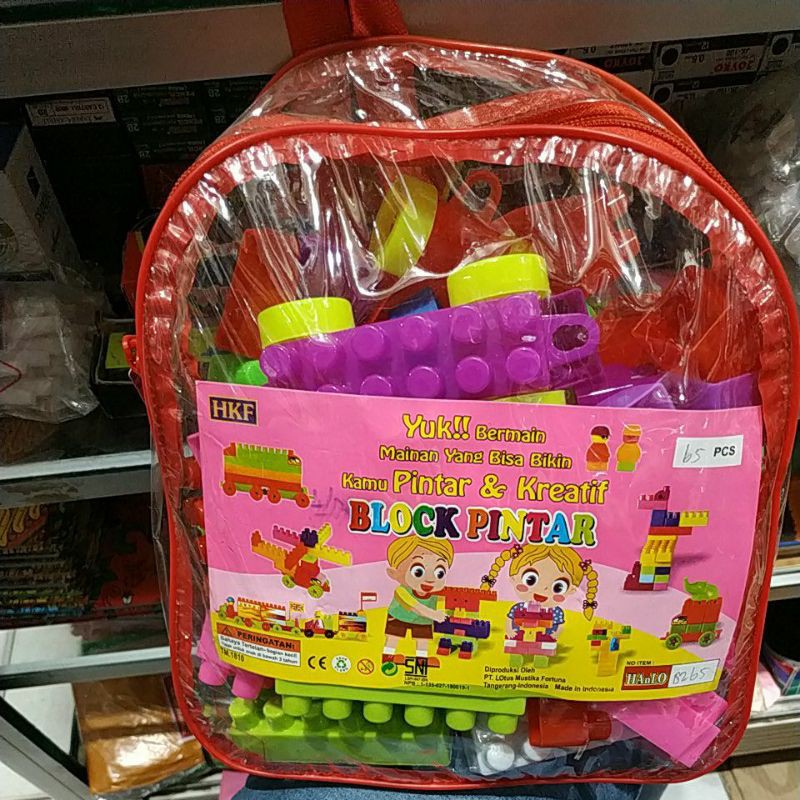 mainan block isi 65 pcs