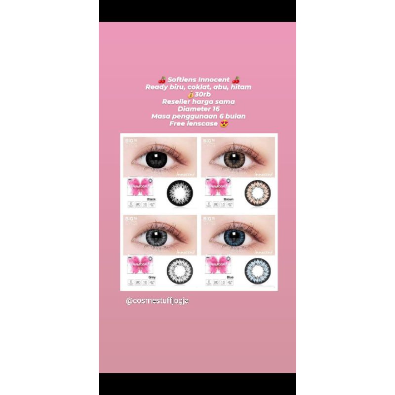 softlens innocent diameter 16