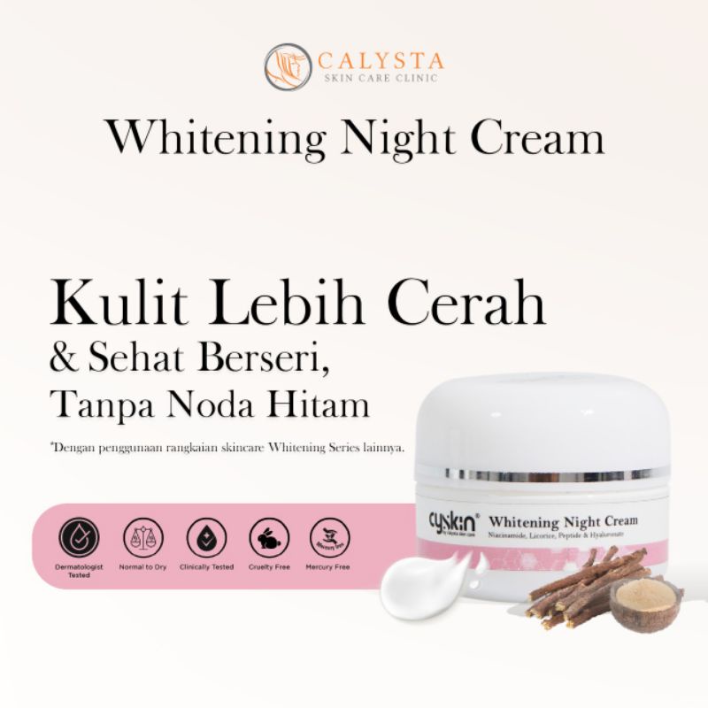Calysta Whitening Night Cream