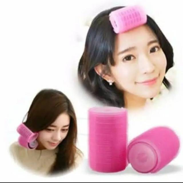 Roll rambut tempel isi 6pc