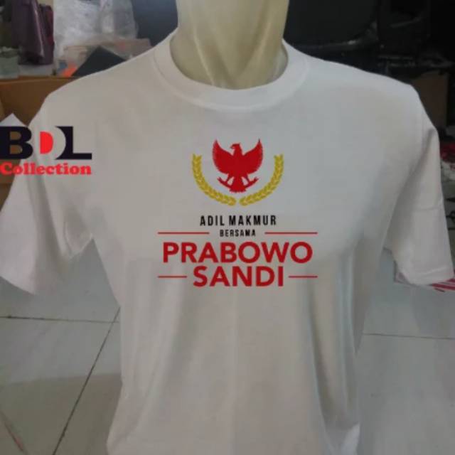 Kaos Prabowo Sandi