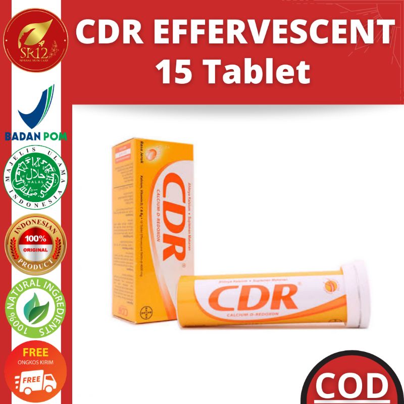CDR EFFERVESCENT 10 TABLET