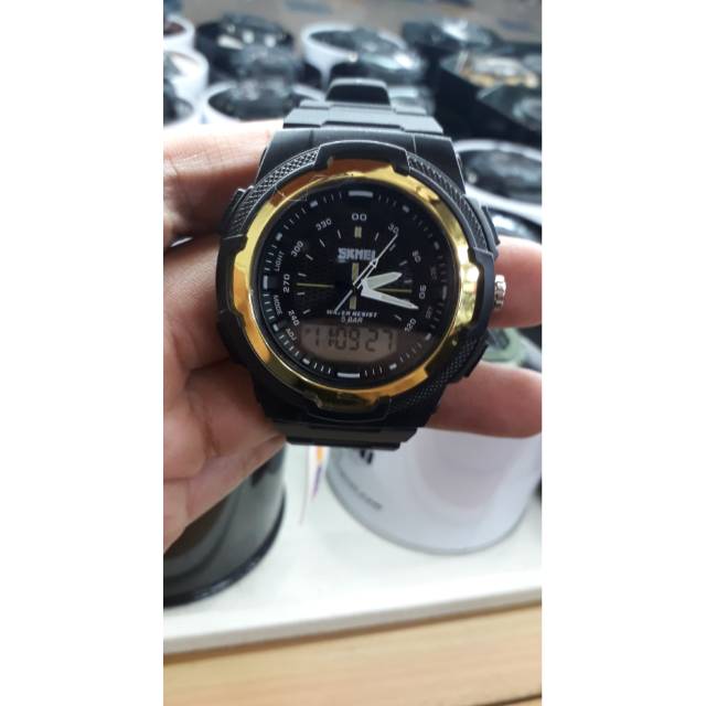 Skmei Double Time Rubber Strap