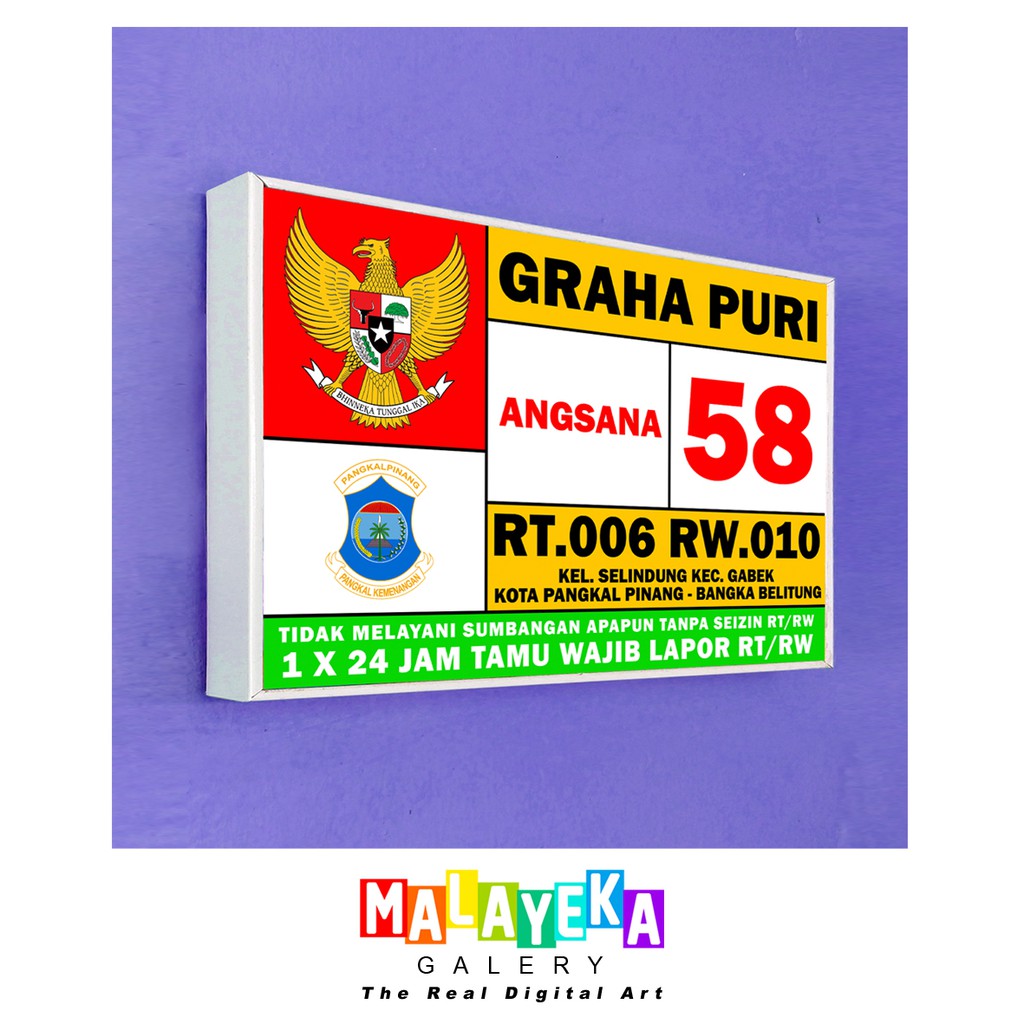 NOMOR RUMAH / NO RUMAH (Kode NOFCB)