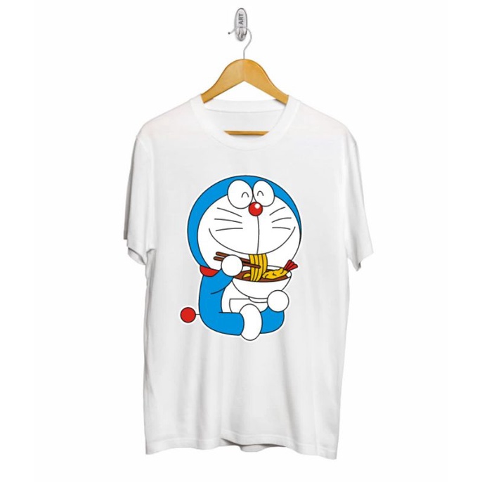 kaos DORAEMON Putih