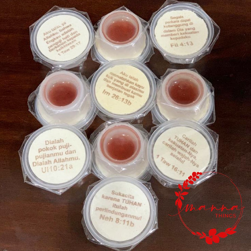 Manna Perjamuan + Hosti Ayat minimum 10pcs