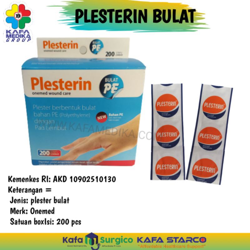 PLESTERIN BULAT ONEMED