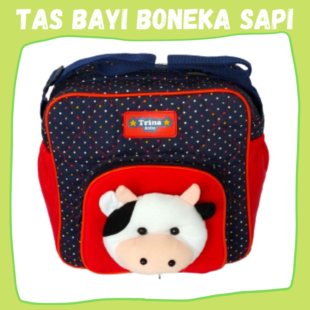 Tas Bayi Kecil Boneka Sapi Navy Termurah