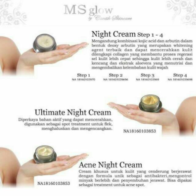 MS GLOW NIGHT CREAM