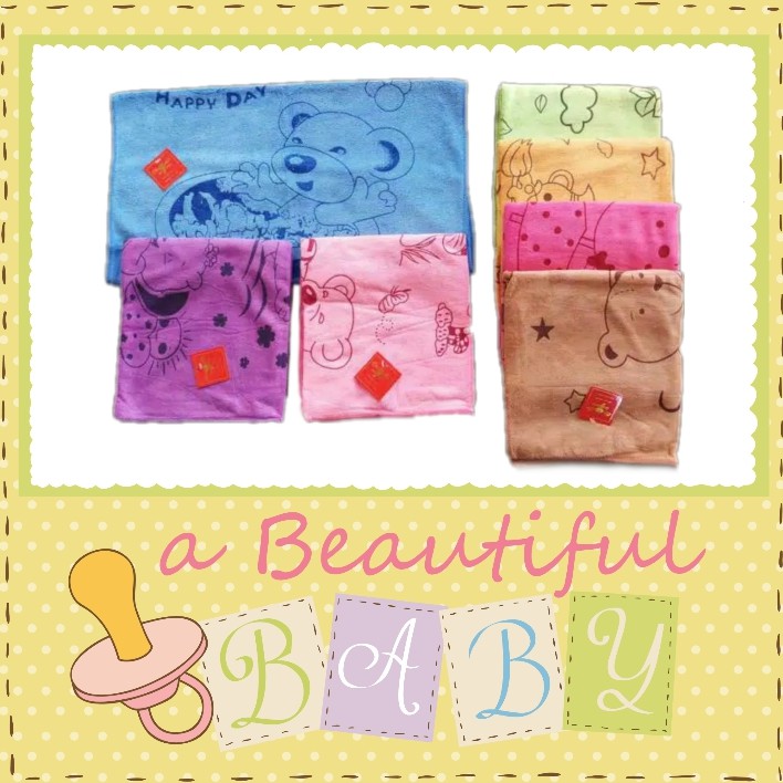 Handuk Bayi Microfiber 50x100cm