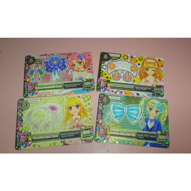original aikatsu card accessory