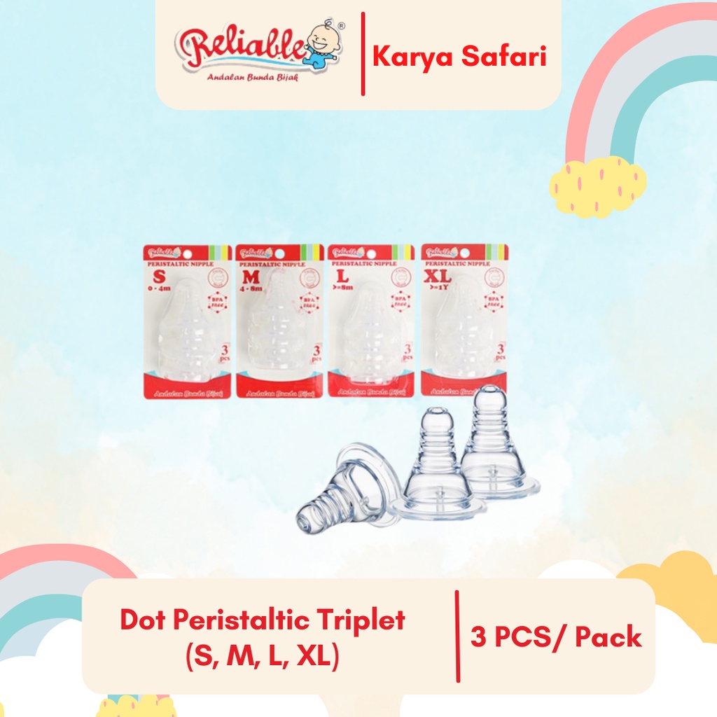 Reliable Dot Peristaltic Triplet Isi 3 PCS