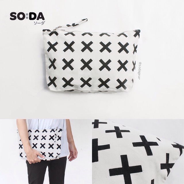 Multiply Canvas Clutch