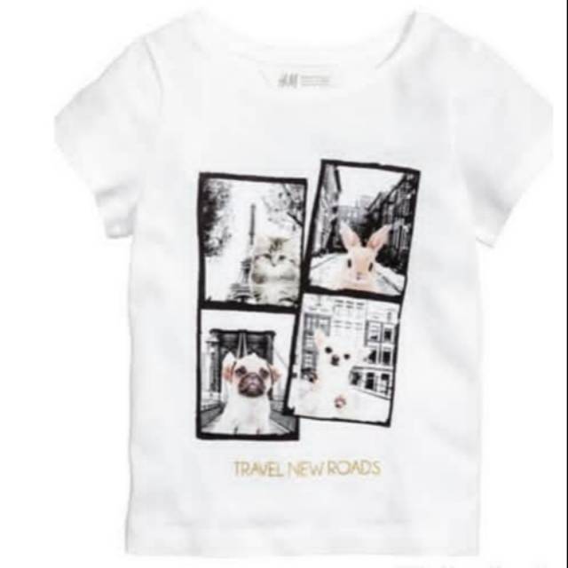 H&m tee size 4-6Y