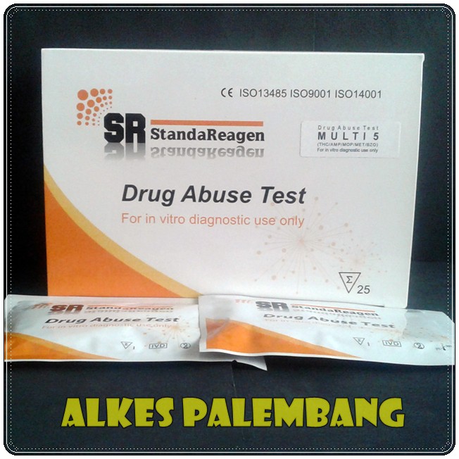 Alat Tes Narkoba 5 PARAMETER (AMP,MET,THC,MOP,BZO)