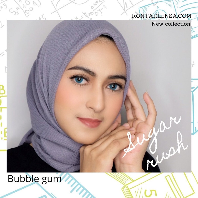 sugar rush bubble gum softlens