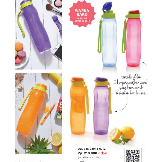 Eco Bottle 1L Tup 1pcs