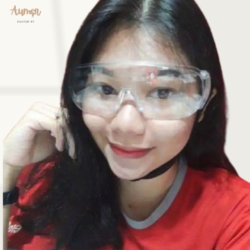 CLEAR GLASSES / KACAMATA GOOGLE / SAFETY GOOGLE
