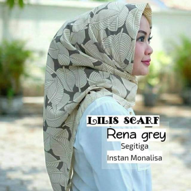 Segitiga instan Rena grey