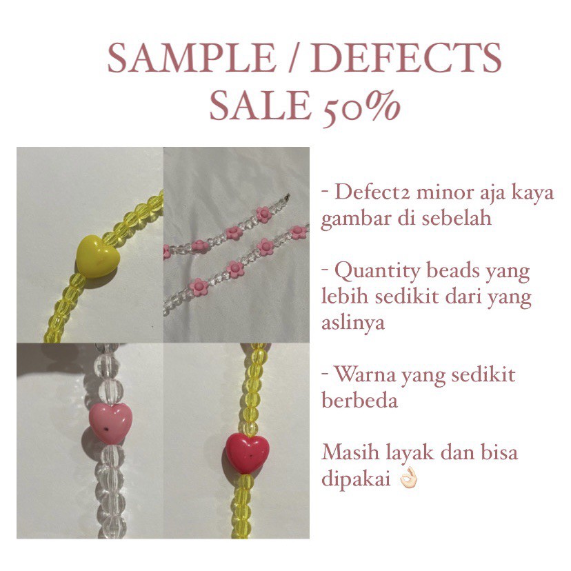 Mask Strap - Sample / Defect Sale Discount 50%