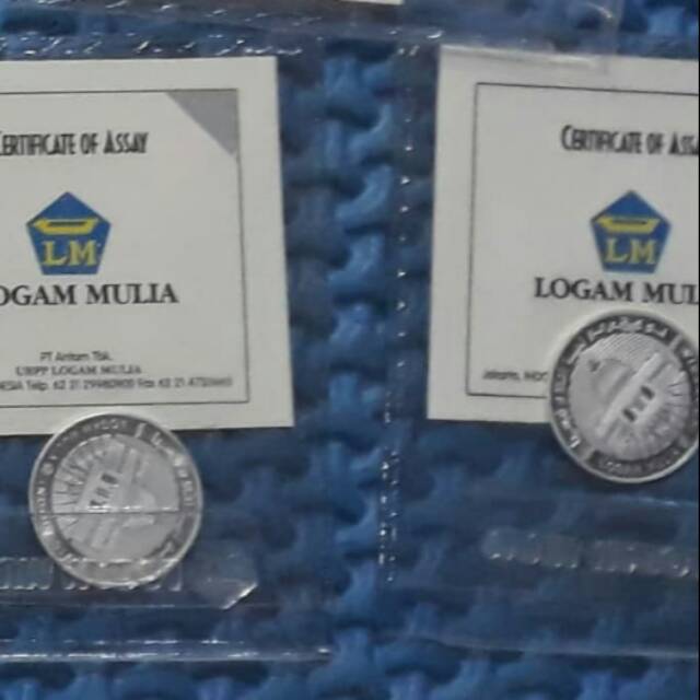 1 Dirham perak 2,975 gram - perak 99,95% - ANTAM