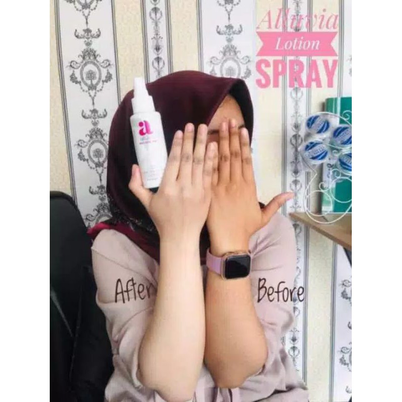 ALLUVIA white lotion spray