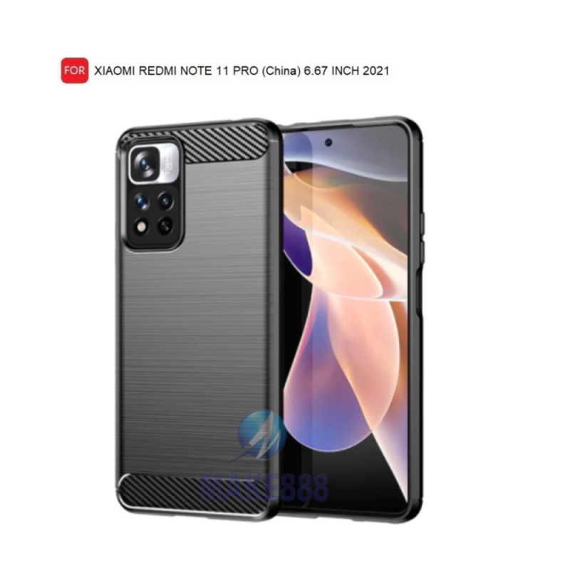 Case Ipaky Carbon Redmi Note 11 Pro {NUSA}