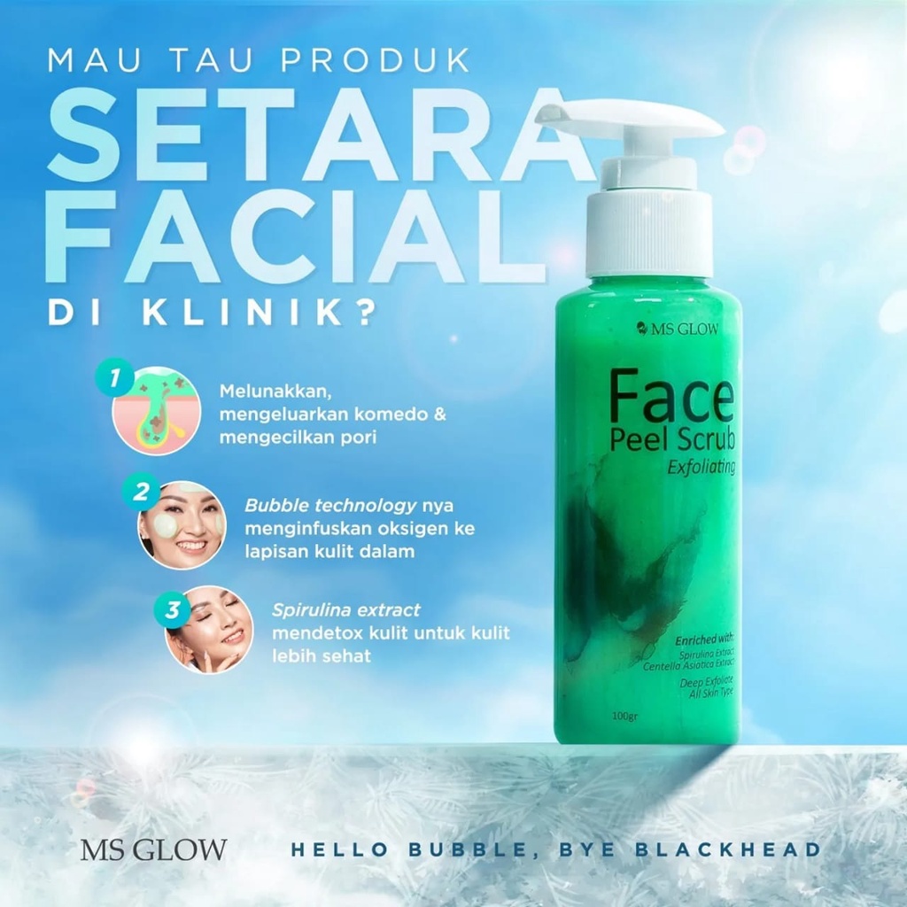 MS GLOW FACE PEEL SCRUB