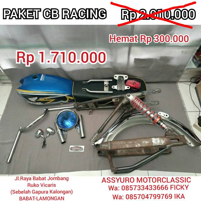 PAKET CB RACING